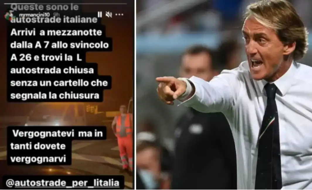 mancini attacca autostrade