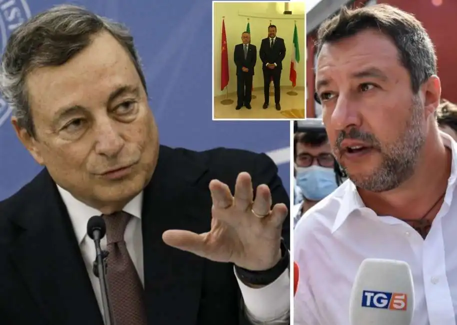 mario draghi matteo salvini ambasciatore cinese li junhua