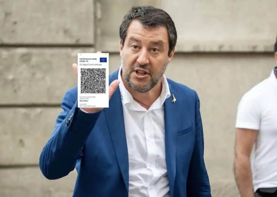 matteo salvini green pass