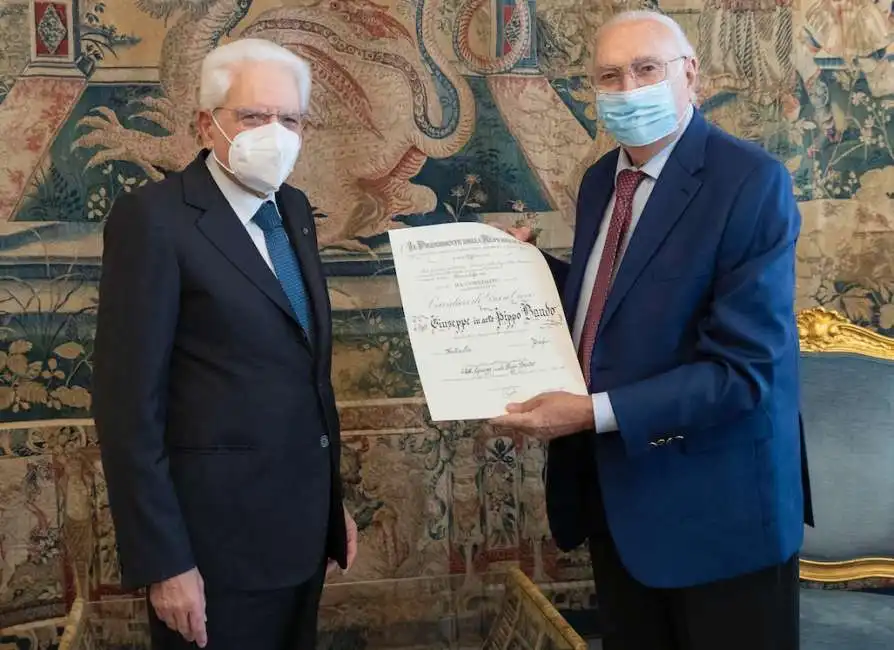 pippo baudo sergio mattarella