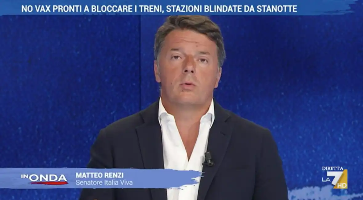 renzi a in onda