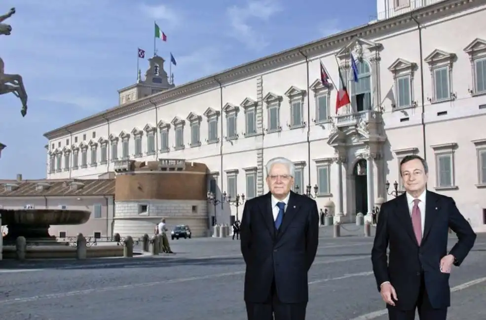 sergio mattarella mario draghi quirinale 