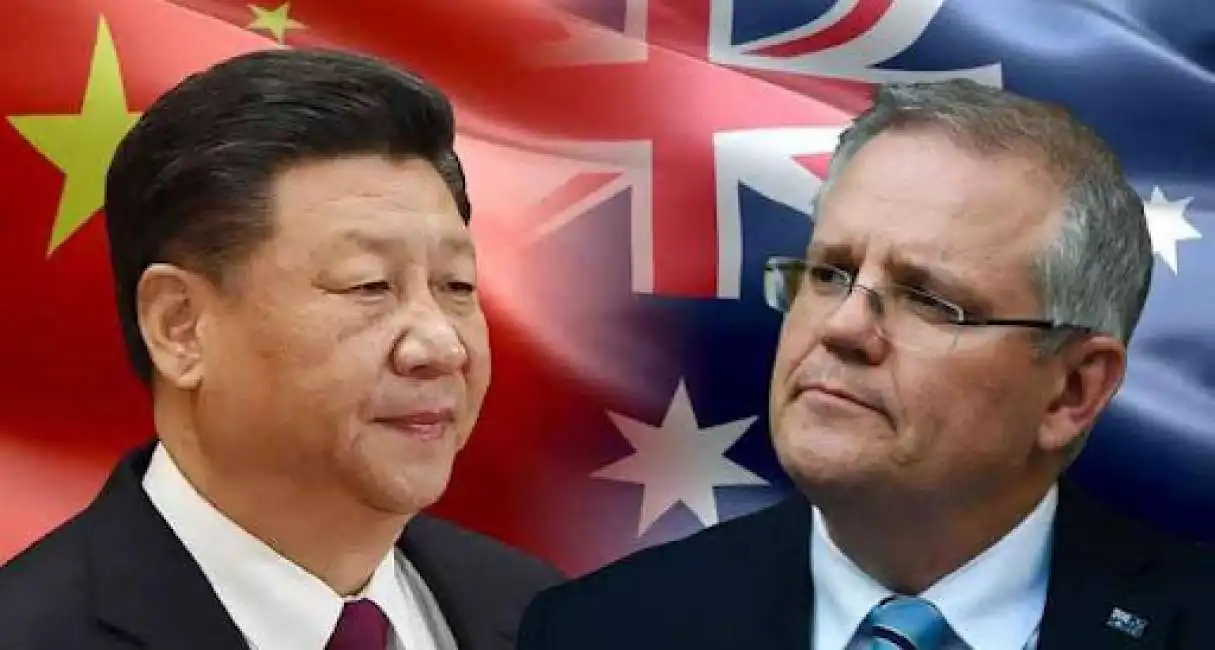 xi jinping scott morrison cina australia