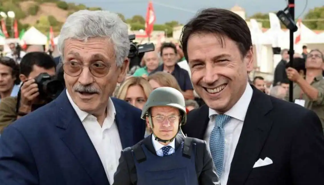 massimo d alema giuseppe conte enrico letta