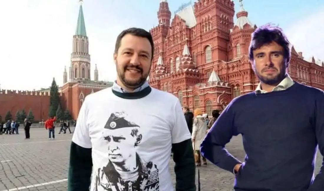 matteo salvini alessandro di battista mosca russia cremlino