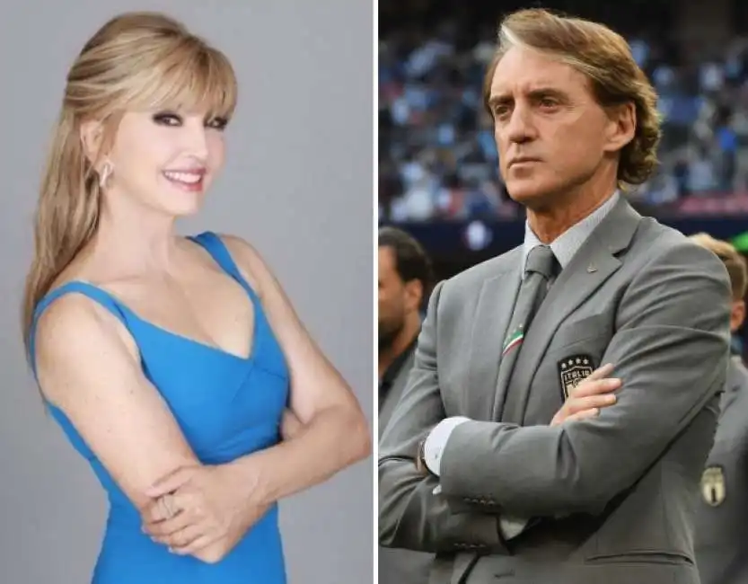 milly carlucci roberto mancini