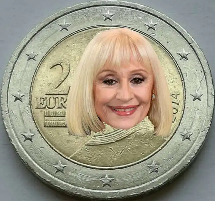 raffaella carra due euro