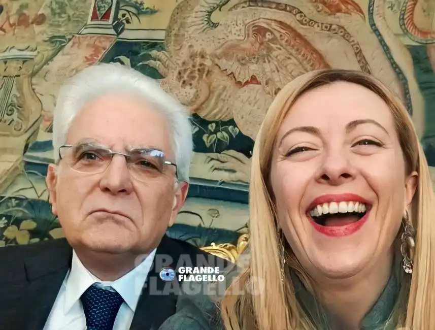 sergio mattarella giorgia meloni meme