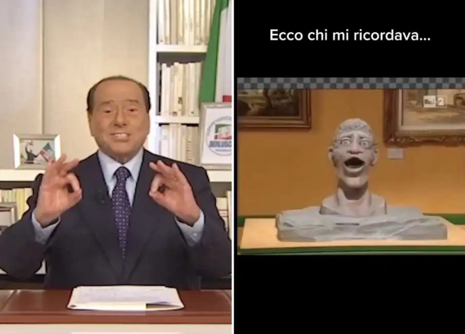 silvio berlusconi art attack 