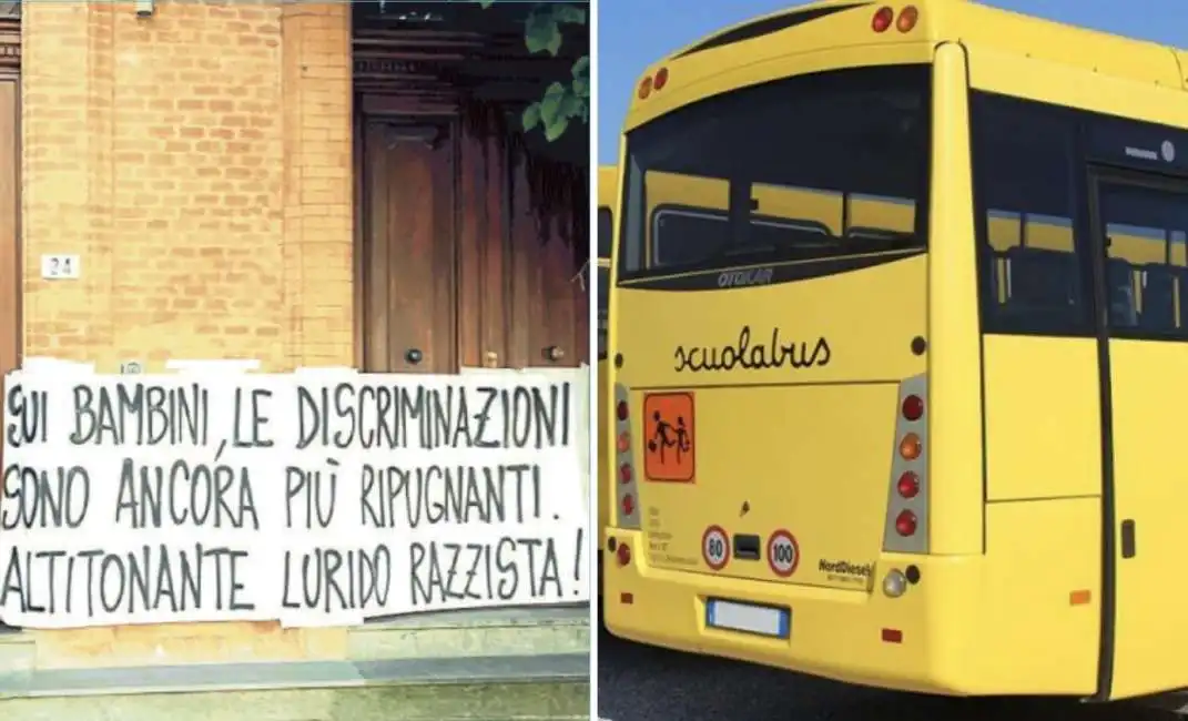 striscione montorio al vomano contro il sindaco 