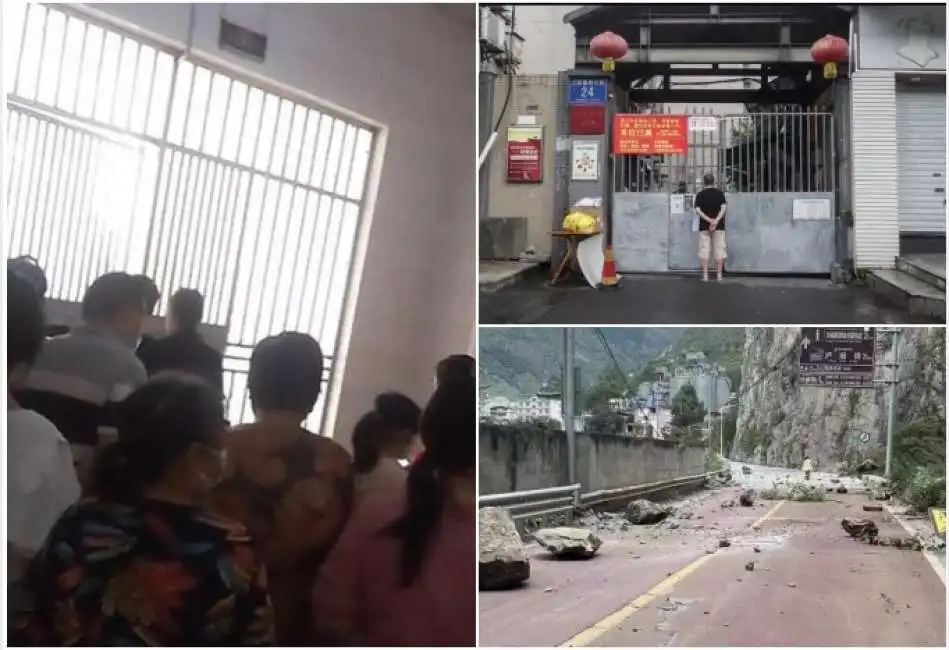 terremoto lockdown chengdu cina