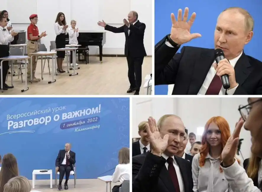 vladimir putin scuola kaliningrad 