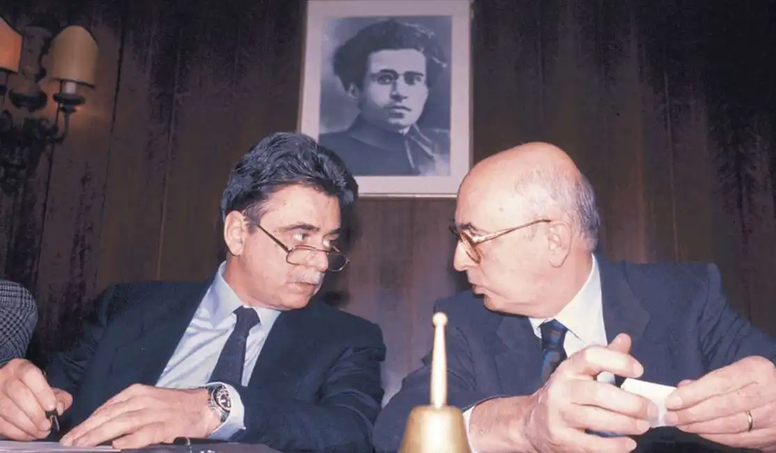 achille occhetto e giorgio napolitano