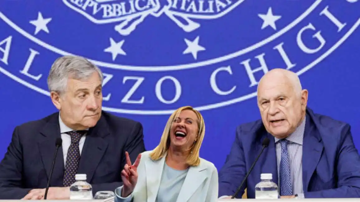 antonio tajani carlo nordio giorgia meloni