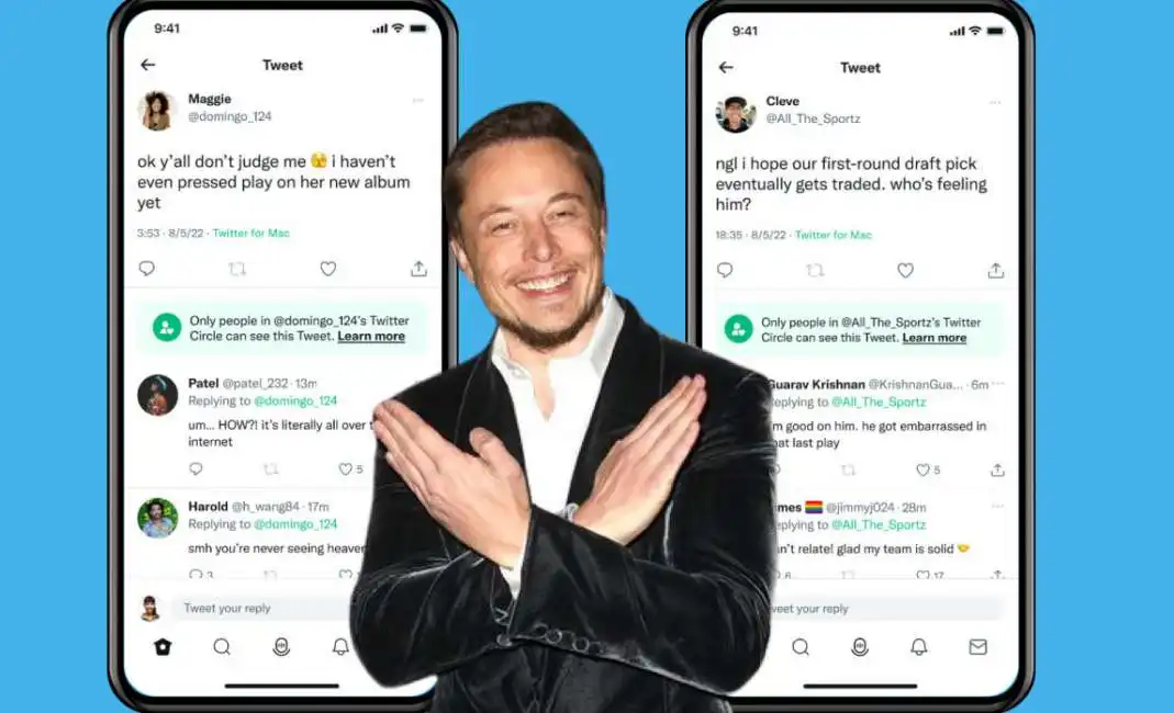 elon musk twitter circles 