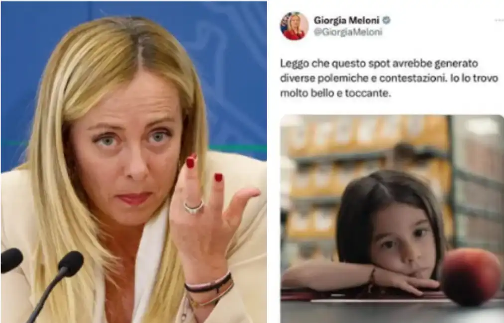 giorgia meloni esselunga