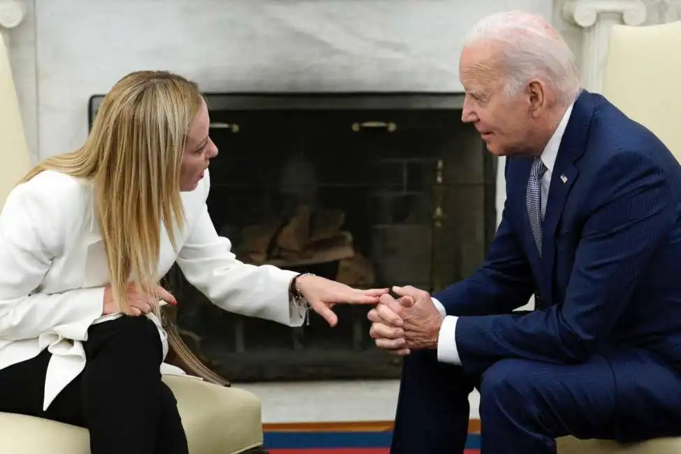 giorgia meloni joe biden