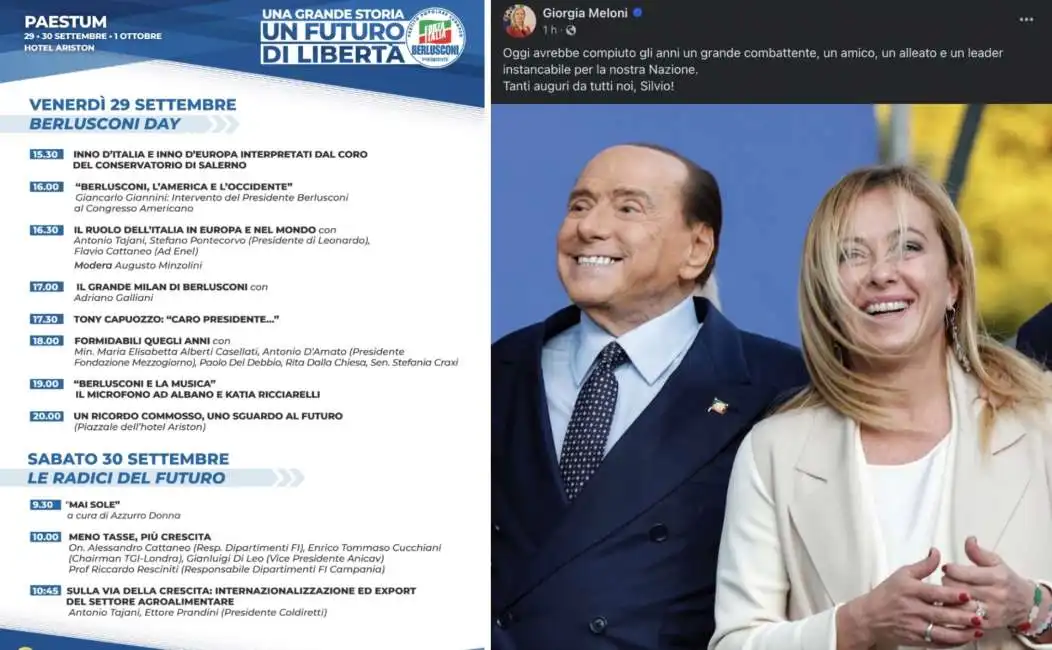 giorgia meloni silvio berlusconi 