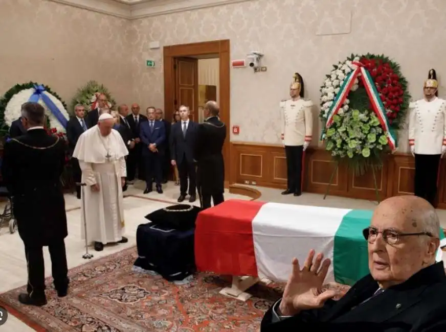 giorgio napolitano papa francesco