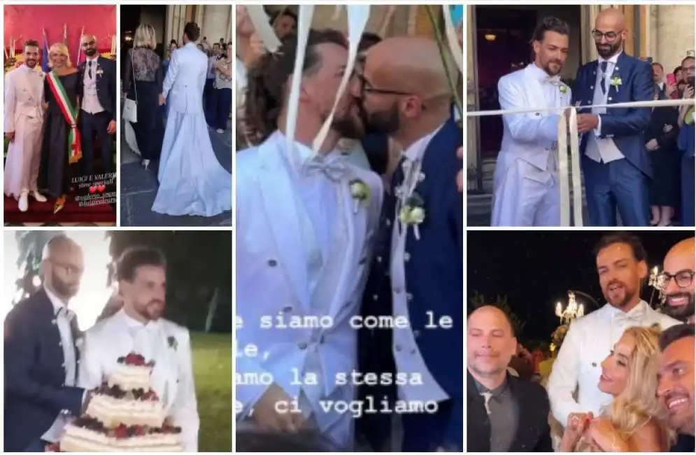 il matrimonio di valerio scanu e luigi calcara