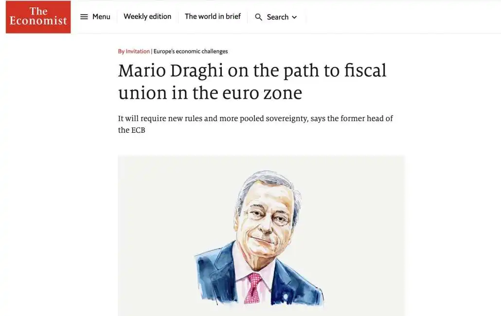 mario draghi the economist 