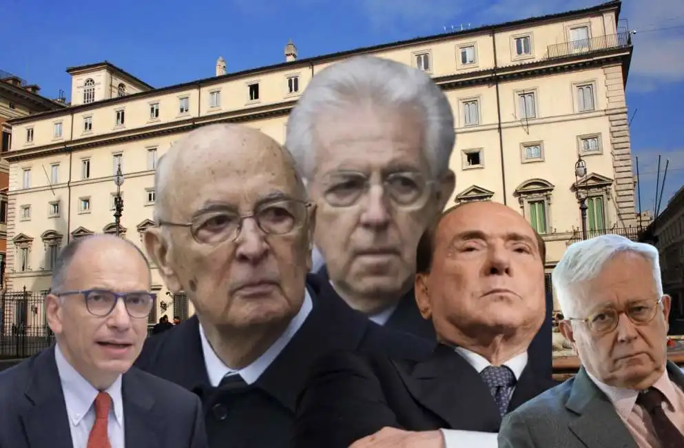 monti napolitano tremonti berlusconi enrico letta