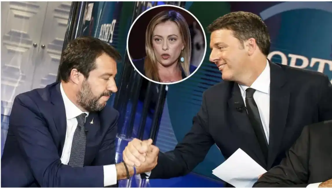 renzi meloni salvini