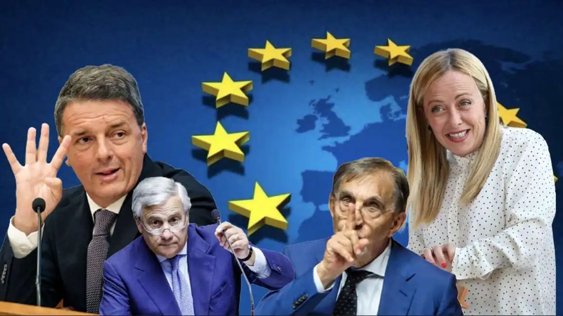 tajani renzi la russa meloni antonio matteo giorgia ignazio 