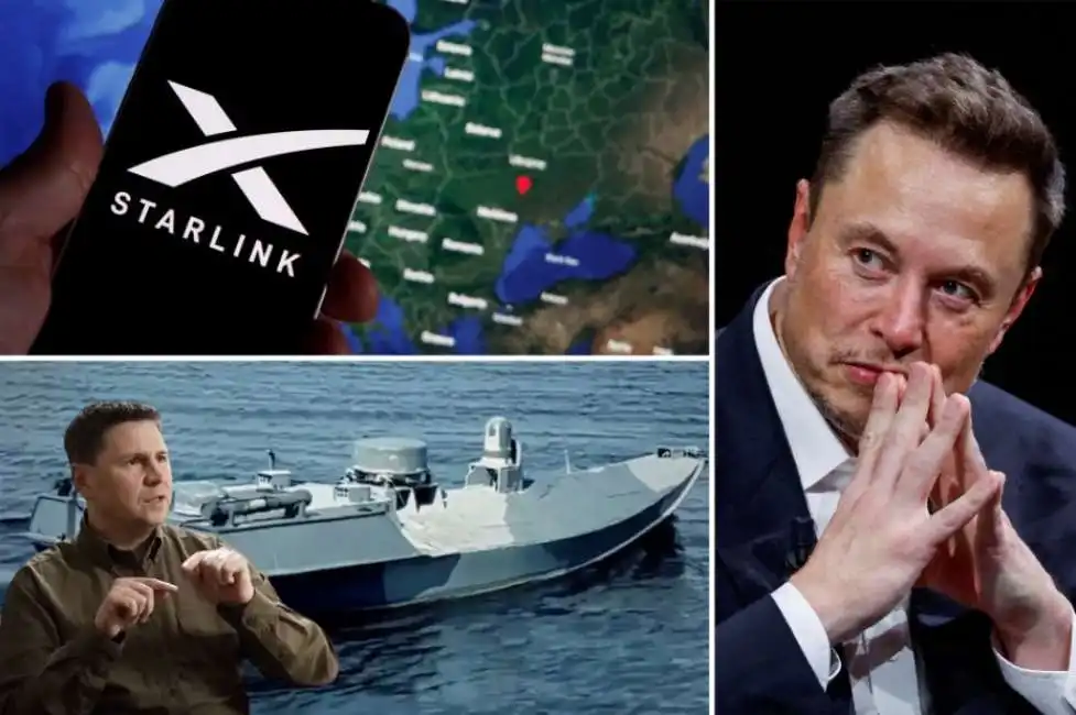 ucraina russia elon musk satelliti starlink crimea mykhailo podolyak 