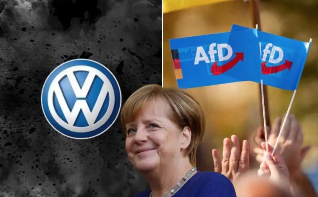 angela merkel dieselgate afd germania