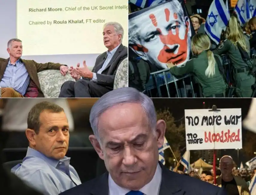 benjamin netanyahu richard moore william burns proteste israele