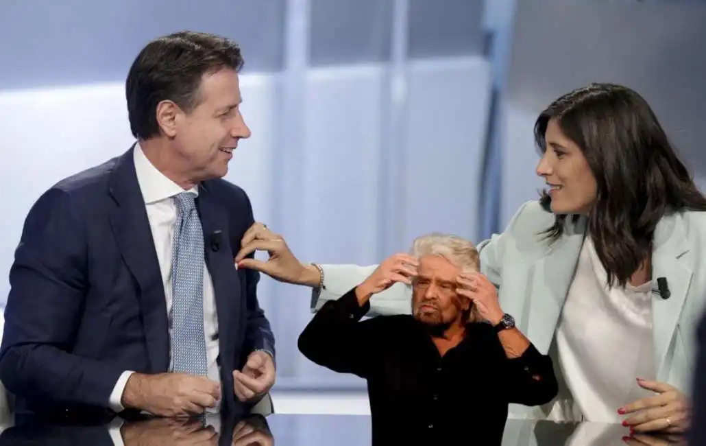 chiara appendino giuseppe conte beppe grillo