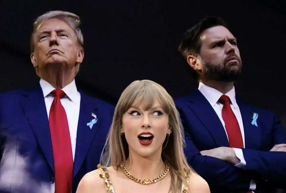 donald trump jd vance taylor swift