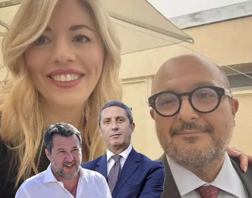 gennaro sangiuliano maria rosaria boccia matteo salvini gianmarco chiocci