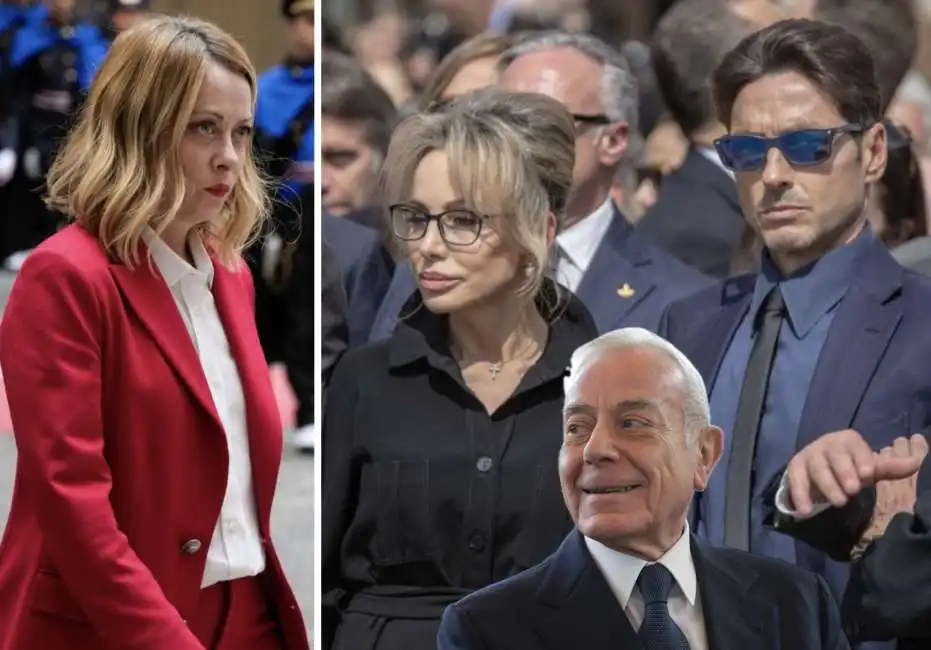 giorgia meloni marina berlusconi pier silvio