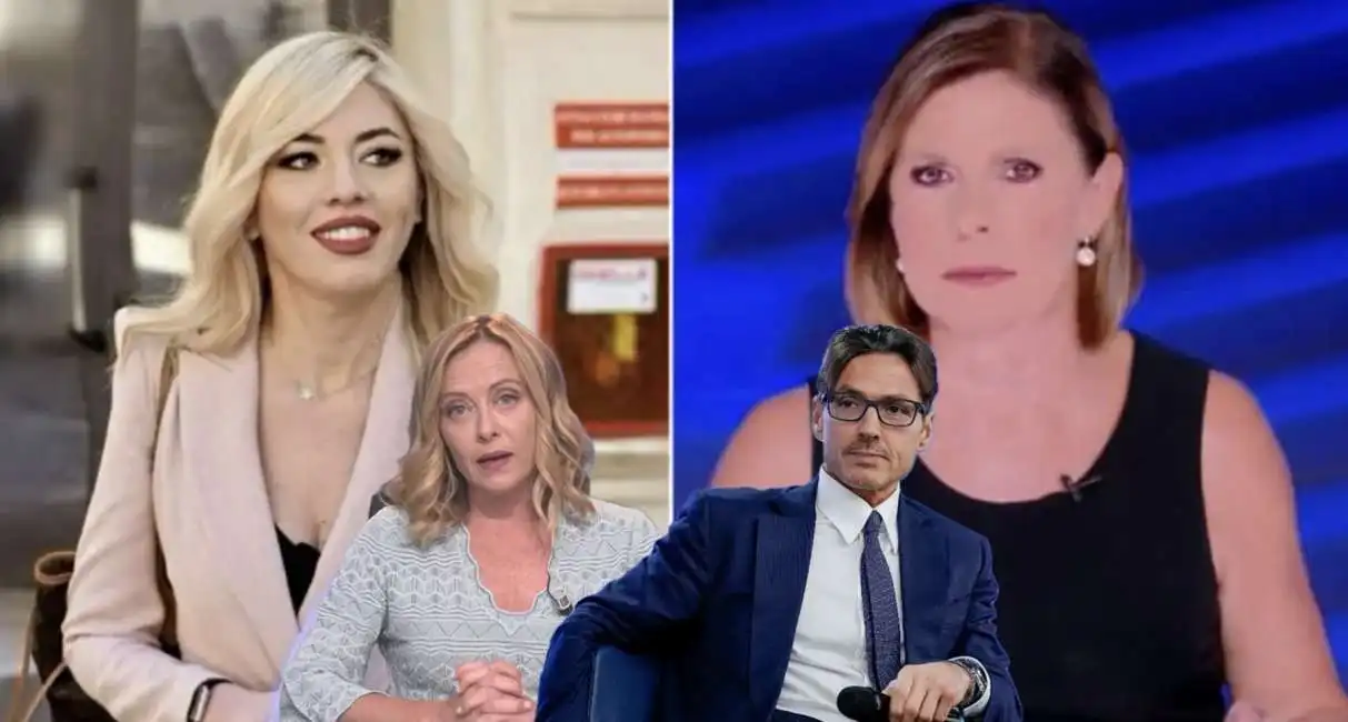 giorgia meloni pier silvio berlusconi maria rosaria boccia