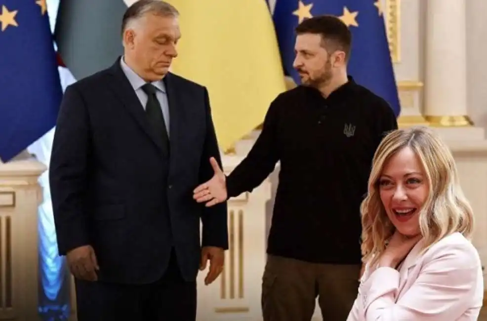 giorgia meloni viktor orban volodymyr zelensky