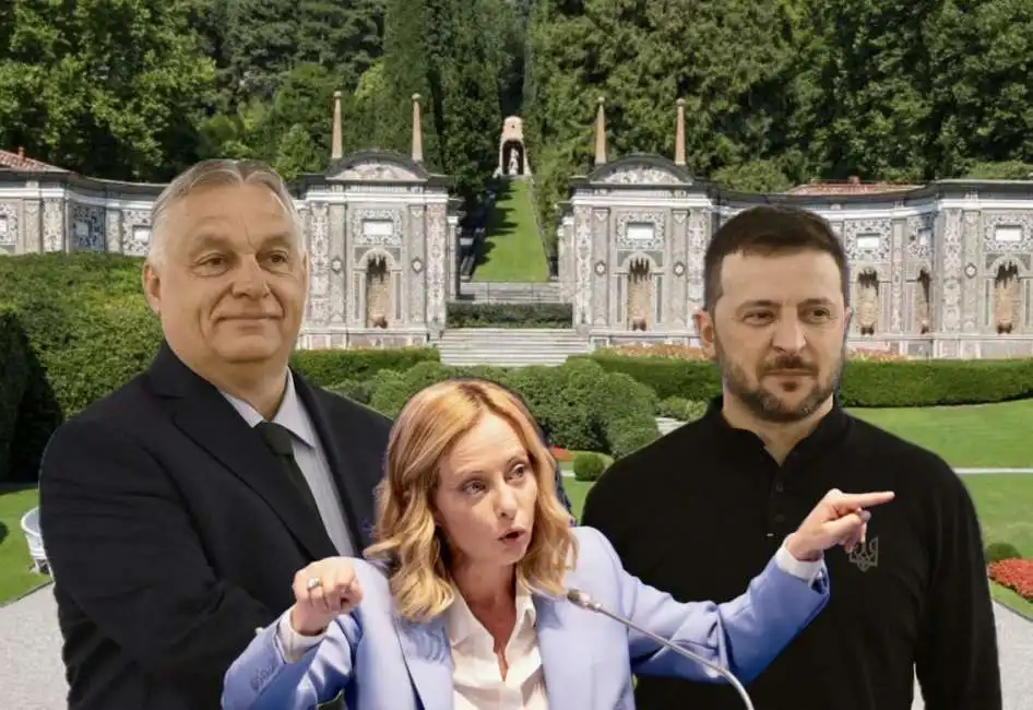 giorgia meloni zelensky viktor orban