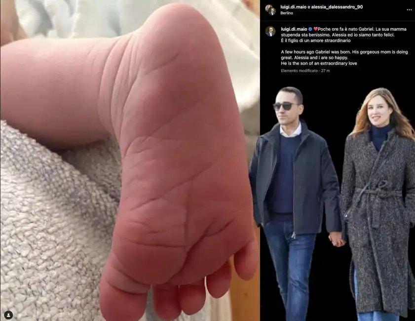 luigi di maio alessia dalessandro d'alessandro d alessandro gabriel 