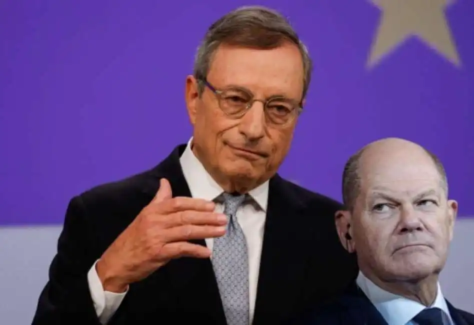 mario draghi olaf scholz 