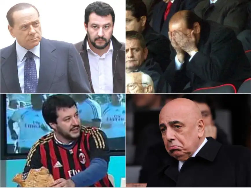 berlusconi salvini galliani