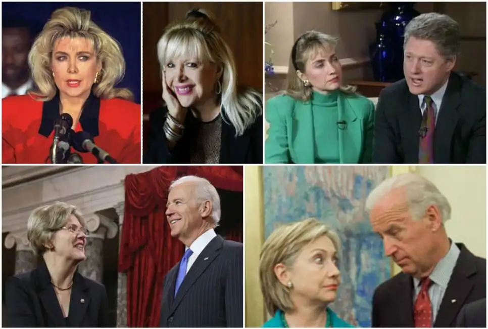 hillary clinton bill gennifer flowers biden warren