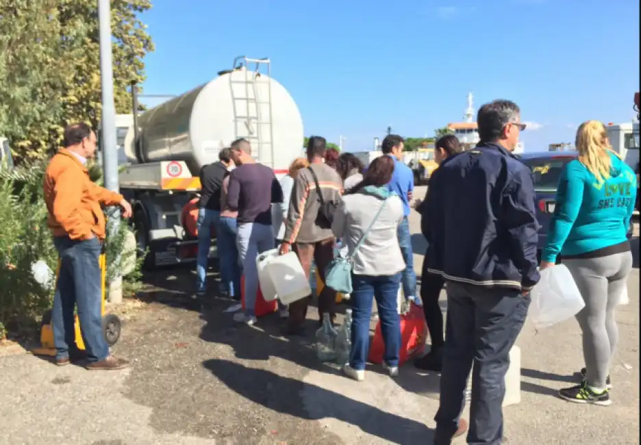 messina senza acqua 