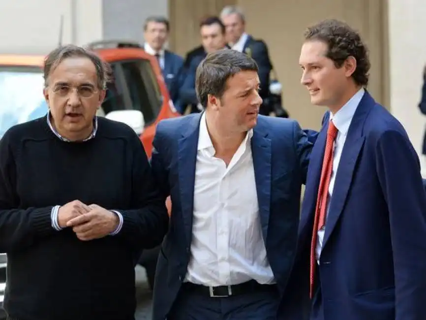 renzi marchionne elkann