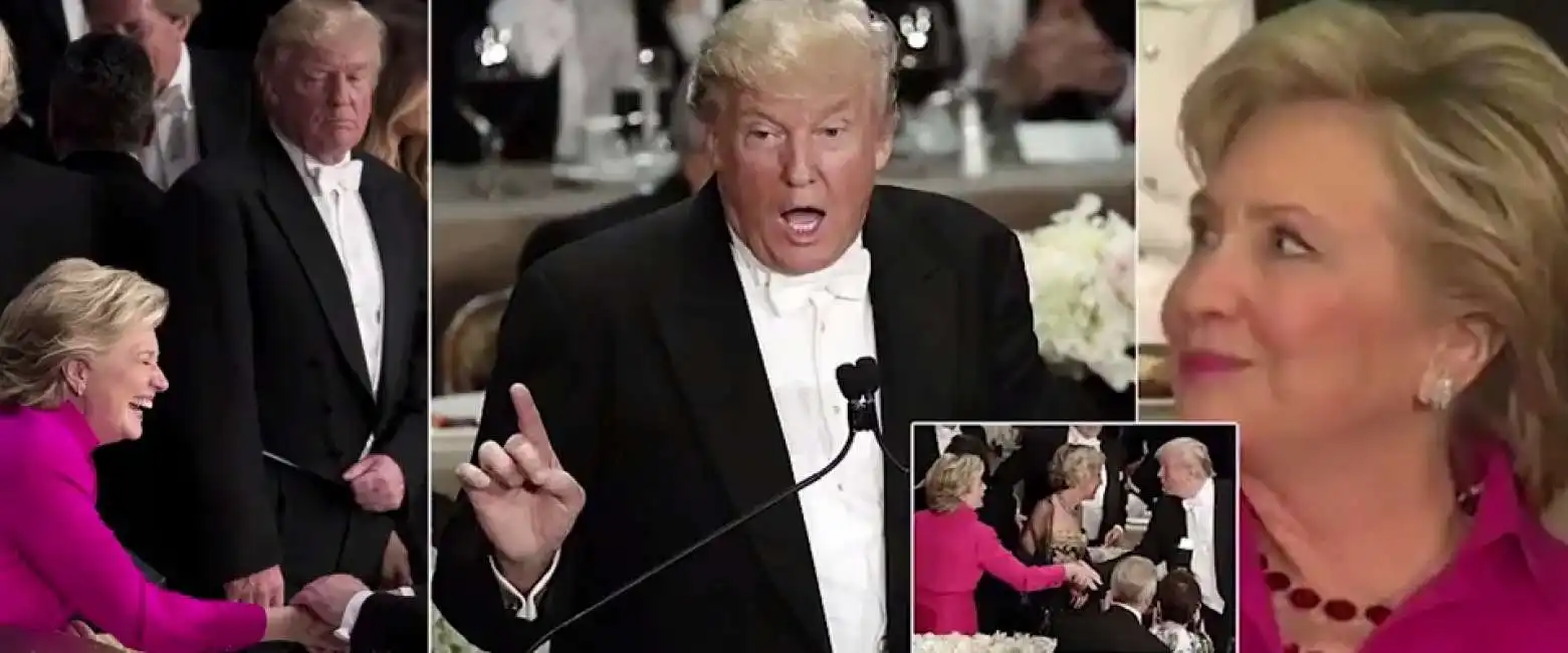 al smith dinner hillary clinton donald trump