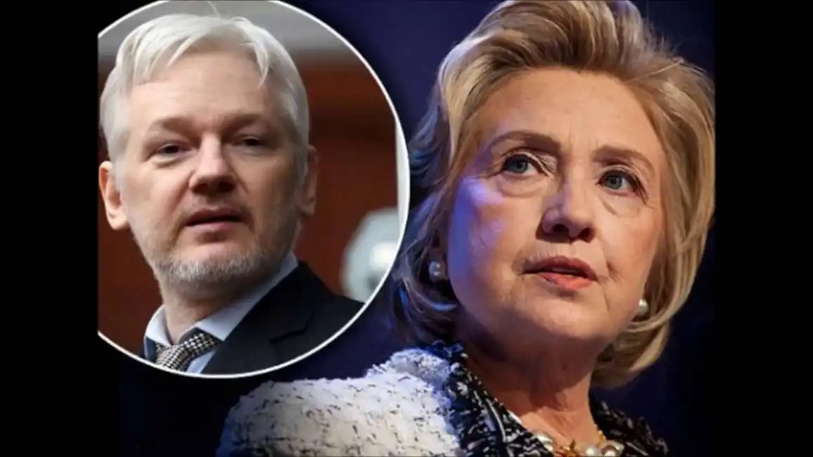 assange hillary clinton