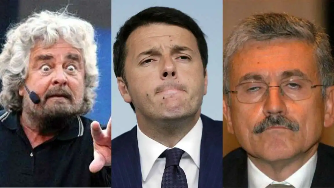 big renzi grillo alema