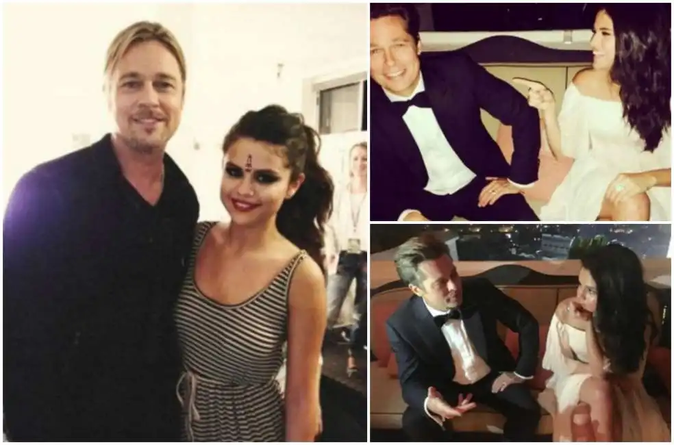 brad pitt selena gomez