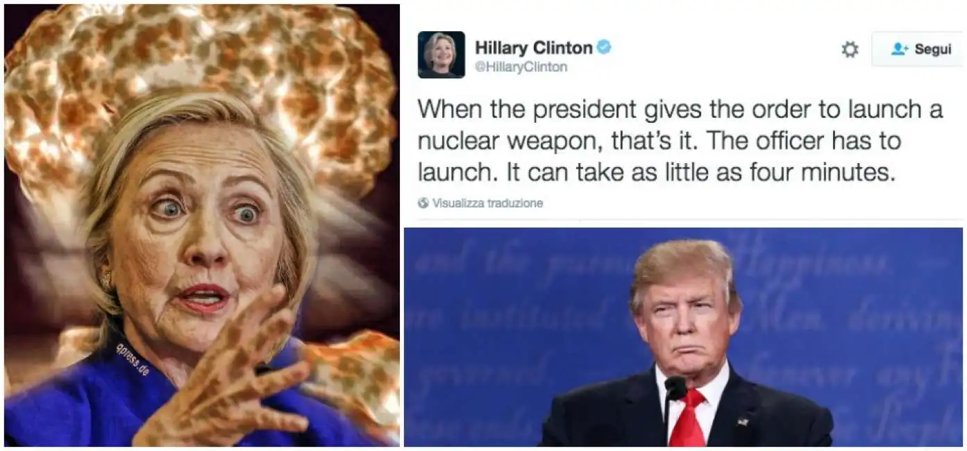 hillary clinton nucleare