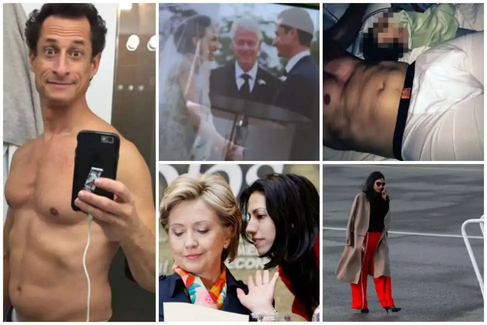 huma abedin anthony weiner hillary e bill clinton